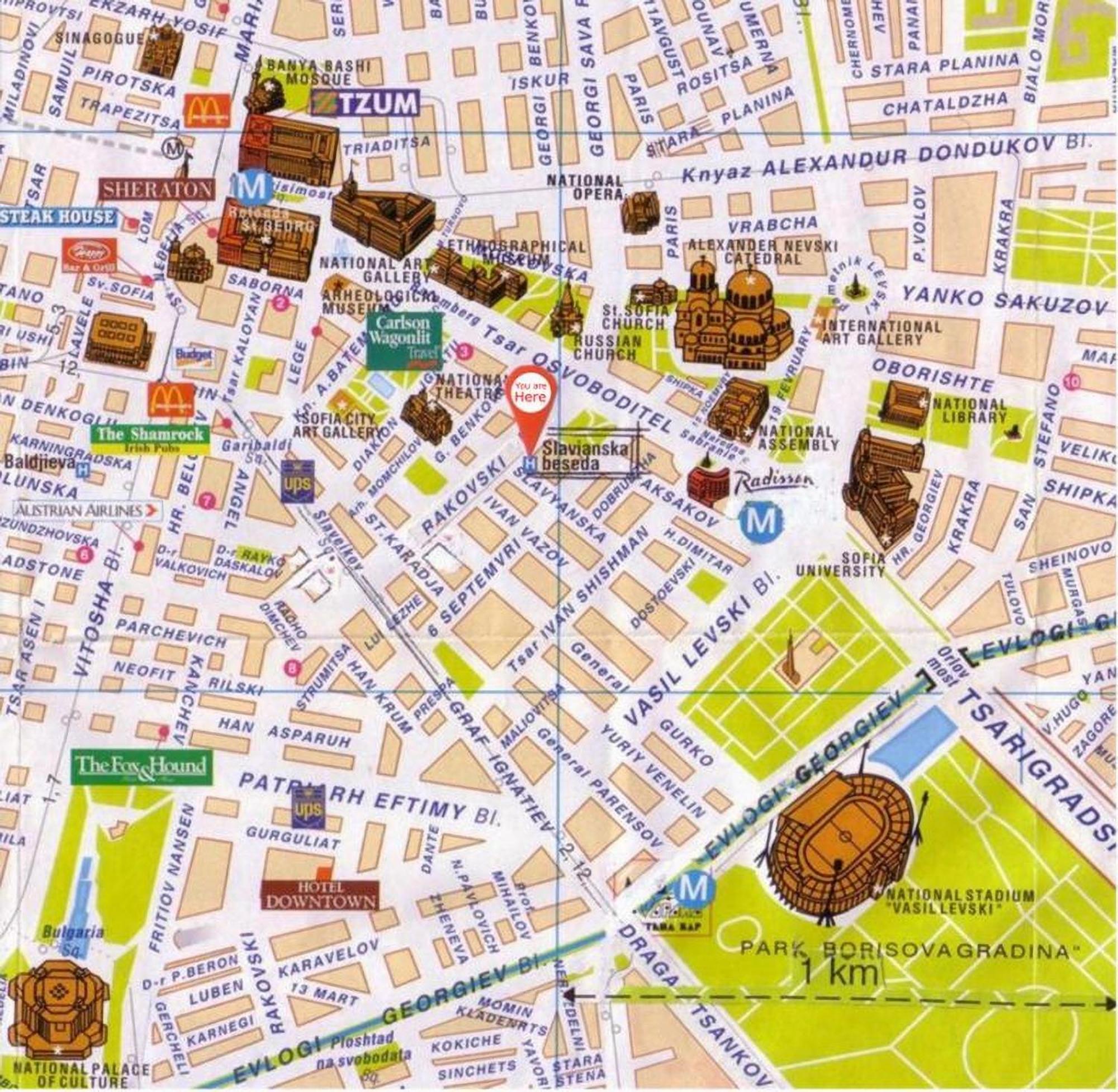 Top Center, 3Bdr, Heart Of The City, Free Secured Parking โซเฟีย ภายนอก รูปภาพ